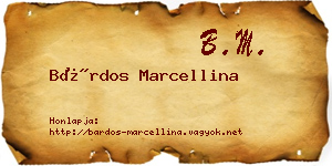 Bárdos Marcellina névjegykártya